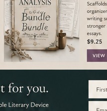 Literary Analysis resource preview